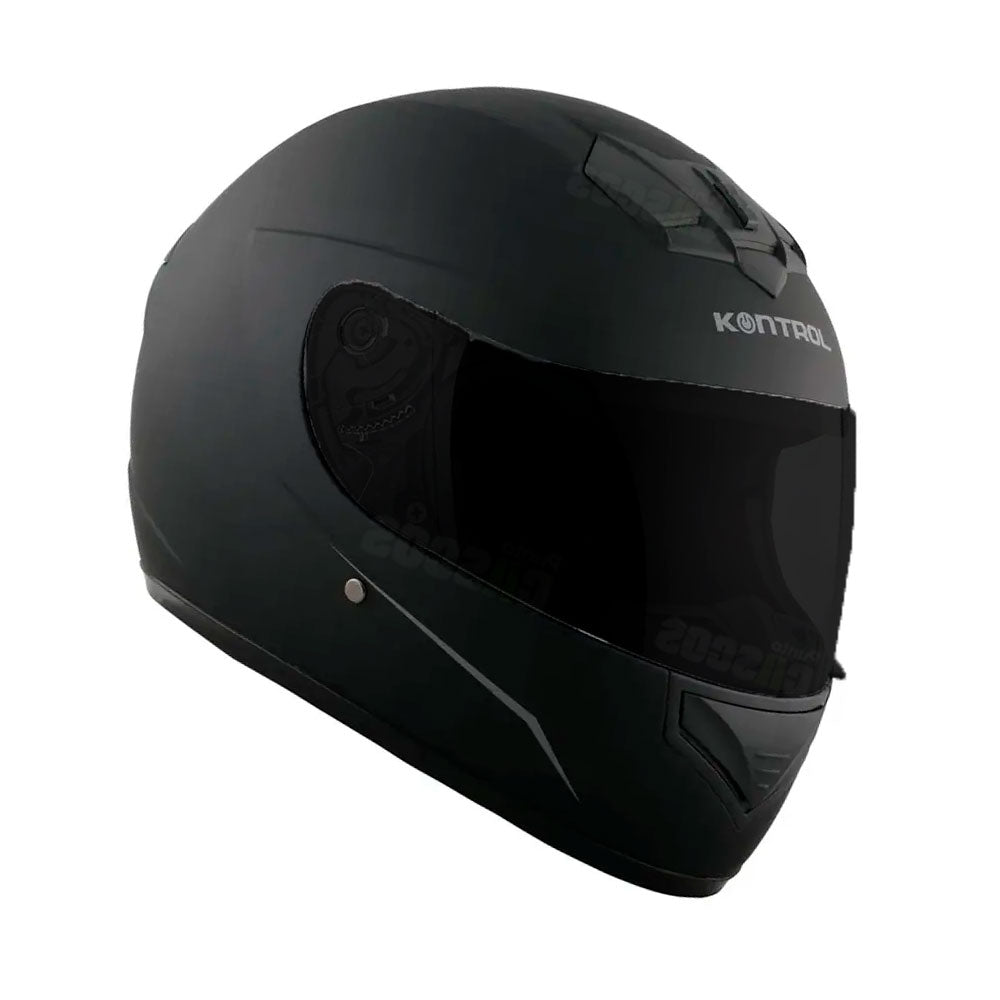 Combo 2 Cascos Integrales KNT 878 Negro mate visor negro