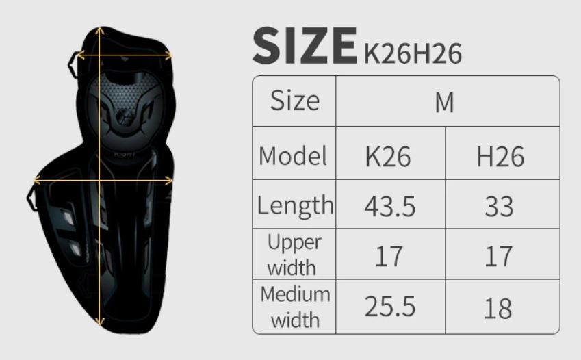 Combo Rodilleras y coderas Certificadas Scoyco K26 + Guantes Certificados scoyco Mc122