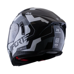 Casco Abatible X-Sports 166 Bokanix Negro blanco brillo